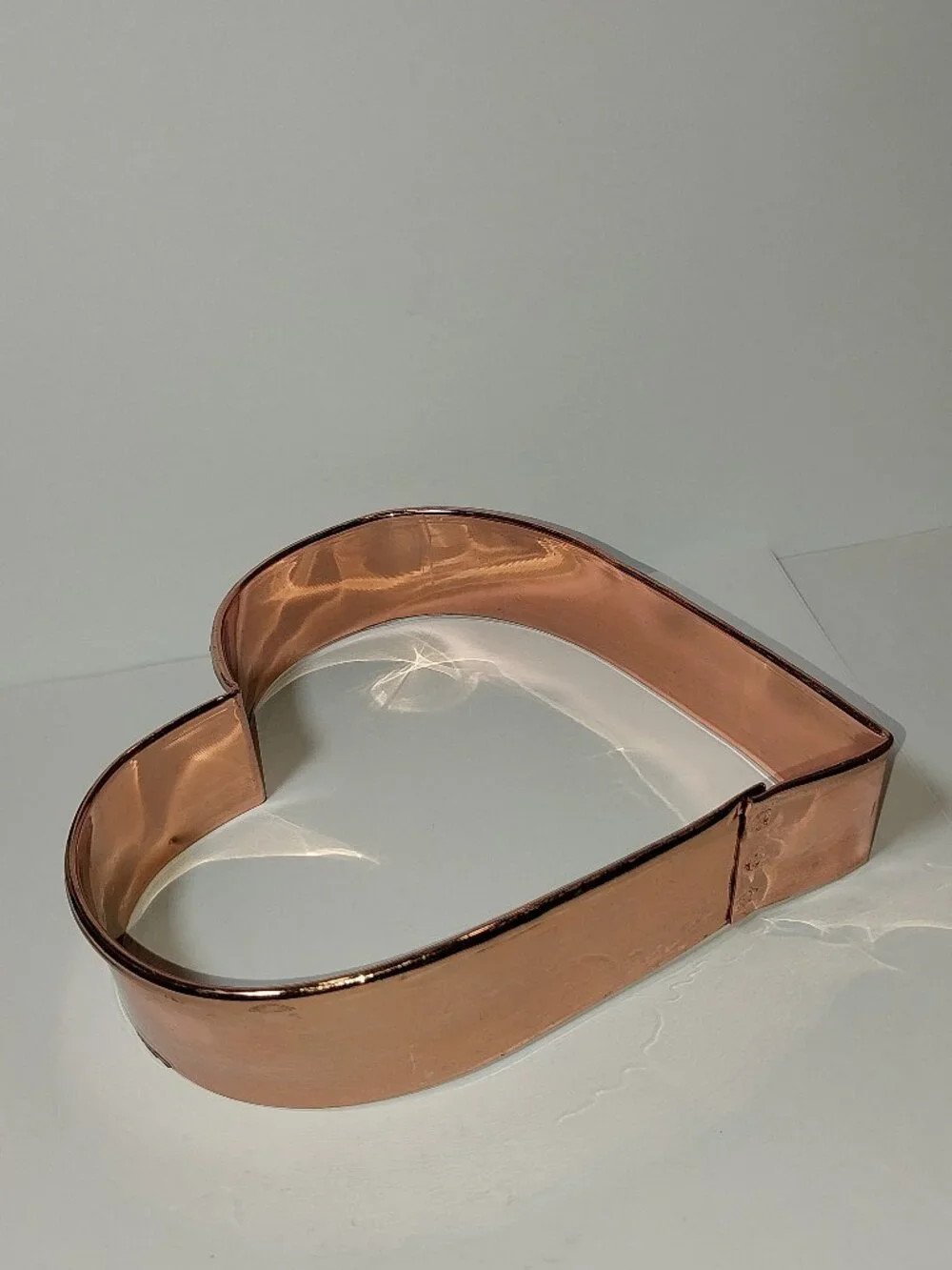 Copper Heart Cookie Cutter 5 1/2